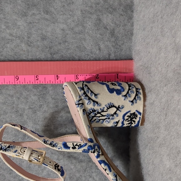 Kate Spade Delphine Embroidered Sandals Size 10B - Picture 11 of 12